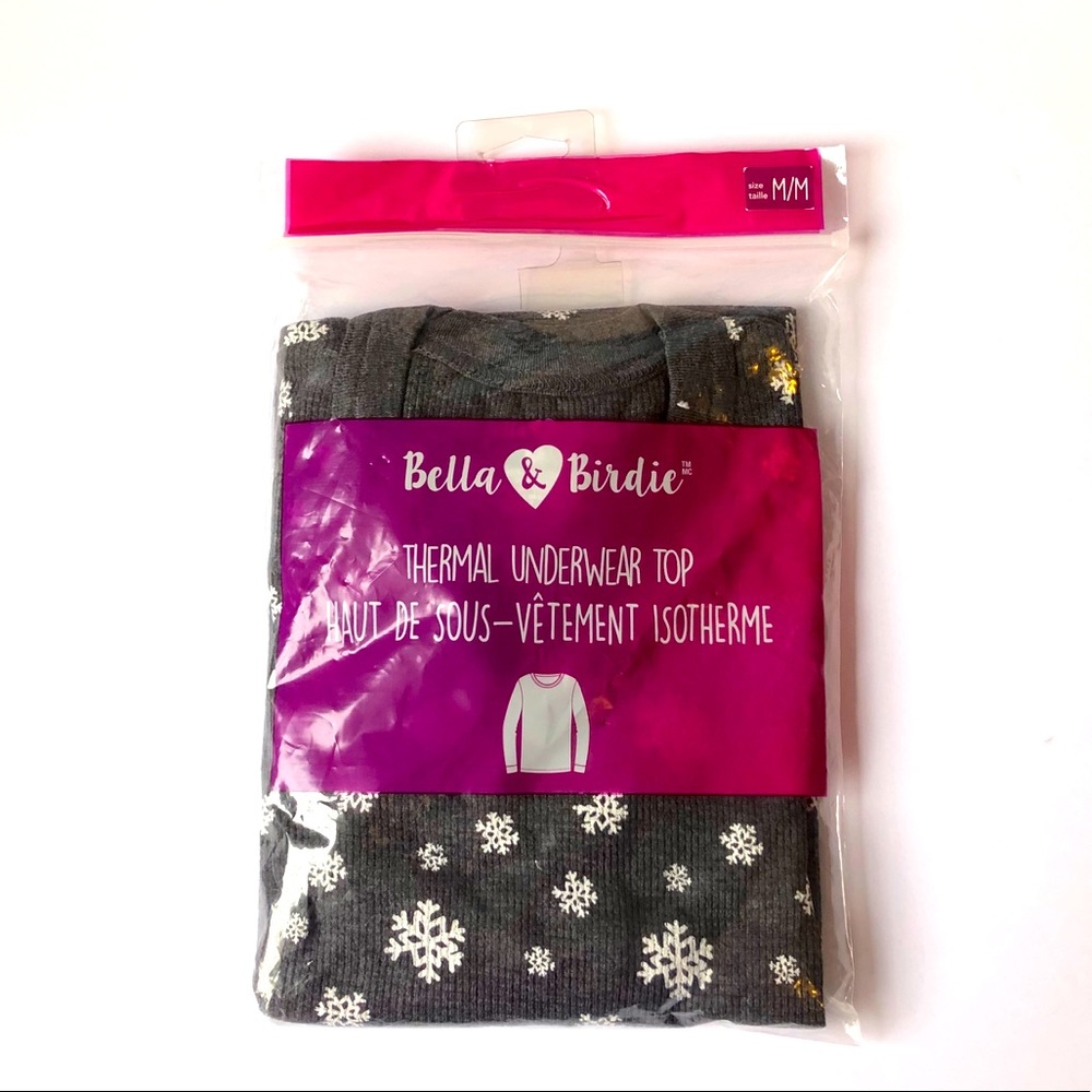 BELLA & BIRDIE grey waffle thermal l/s girl’s M/M